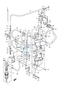 DF 200 drawing Fuel Pump/Fuel Vapor Separator