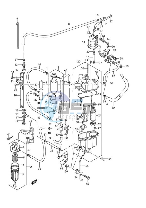 Fuel Pump/Fuel Vapor Separator