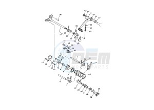 ATV 660 drawing SHIFT CAM - FORK