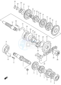 GZ250 (K2) drawing TRANSMISSION