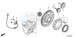 VT750CA9 Ireland - (EK / MME ST) drawing STARTING CLUTCH