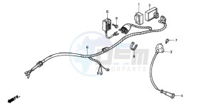 XR600R drawing WIRE HARNESS (2)