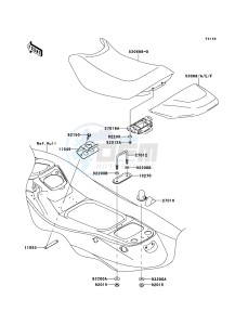 JET_SKI_STX-15F JT1500AEF EU drawing Seat