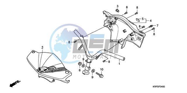 STEERING HANDLE/HANDLE CO VER