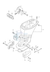 DF 9.9 drawing Driveshaft Housing