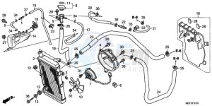 FJS400D9 SI - (SI) drawing RADIATOR (FJS400D9/FJS400 A)