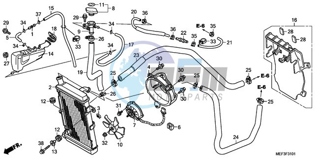 RADIATOR (FJS400D9/FJS400 A)