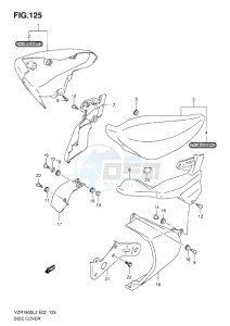 VZR 1800 Z drawing SIDE COVER L2