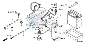 TRX420FPAD TRX420 Europe Direct - (ED) drawing BATTERY