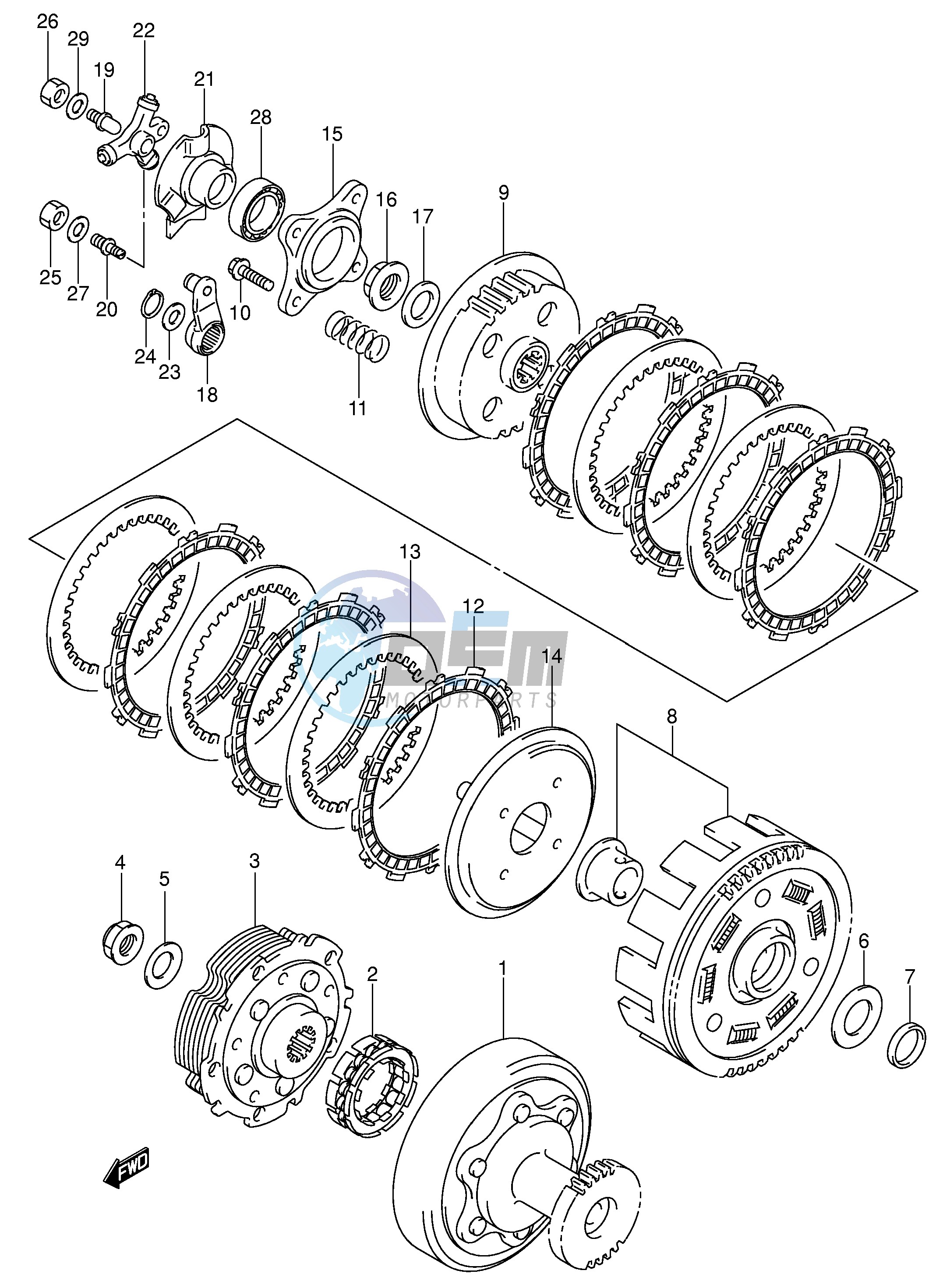 CLUTCH (MODEL K4 K5 K6 K7)