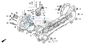 PK50S WALLAROO drawing CRANKCASE