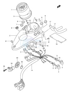 VL250 (E2) drawing SPEEDOMETER