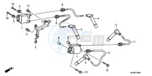 ST1300A9 CH / ABS MME - (CH / ABS MME) drawing IGNITION COIL