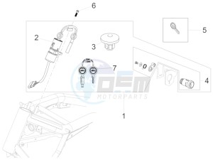 California 1400 Custom ABS 1380 USA-CND drawing Locks