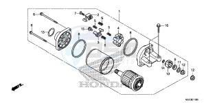 CBR650FAH 2ED - (2ED) drawing STARTING MOTOR