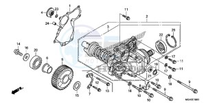 VFR1200XDC drawing SIDE GEAR CASE