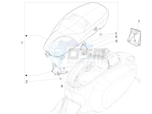 PRIMAVERA 50 4T 4V NOABS E2 (NAFTA) drawing Saddle/seats