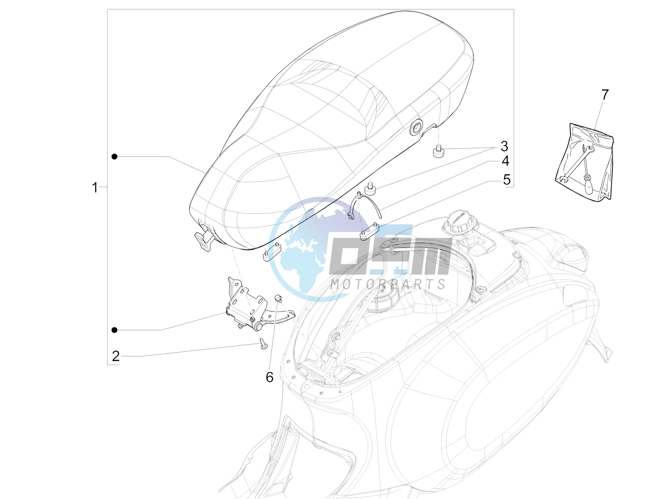 Saddle/seats