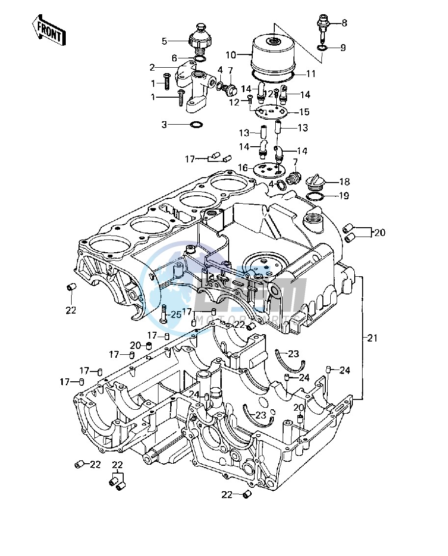 CRANKCASE_BREATHER COVER -- 77-78 A1_A2_A2A- -