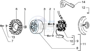 Diesis 50 drawing Flywheel magneto