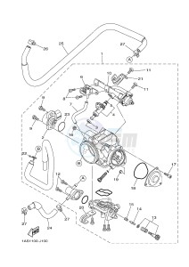 YFM700R YFM7RSED RAPTOR 700 SPECIAL EDITION (1VS2 1VS3 1VS4) drawing THROTTLE BODY ASSY 1