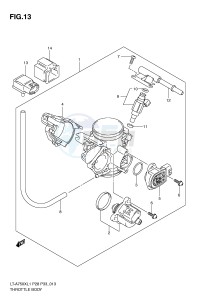 LT-A750X (P28-P33) drawing THROTTLE BODY