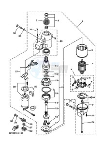 FL115A drawing STARTER-MOTOR