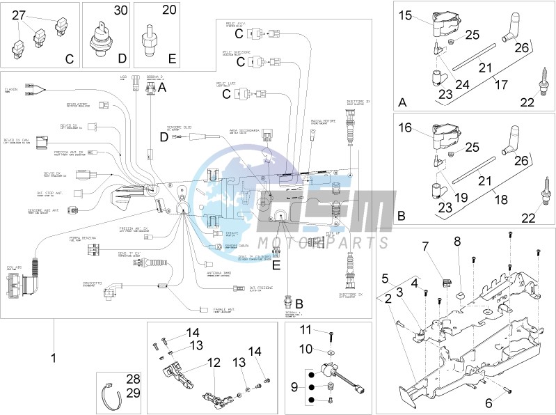 Central electrical system