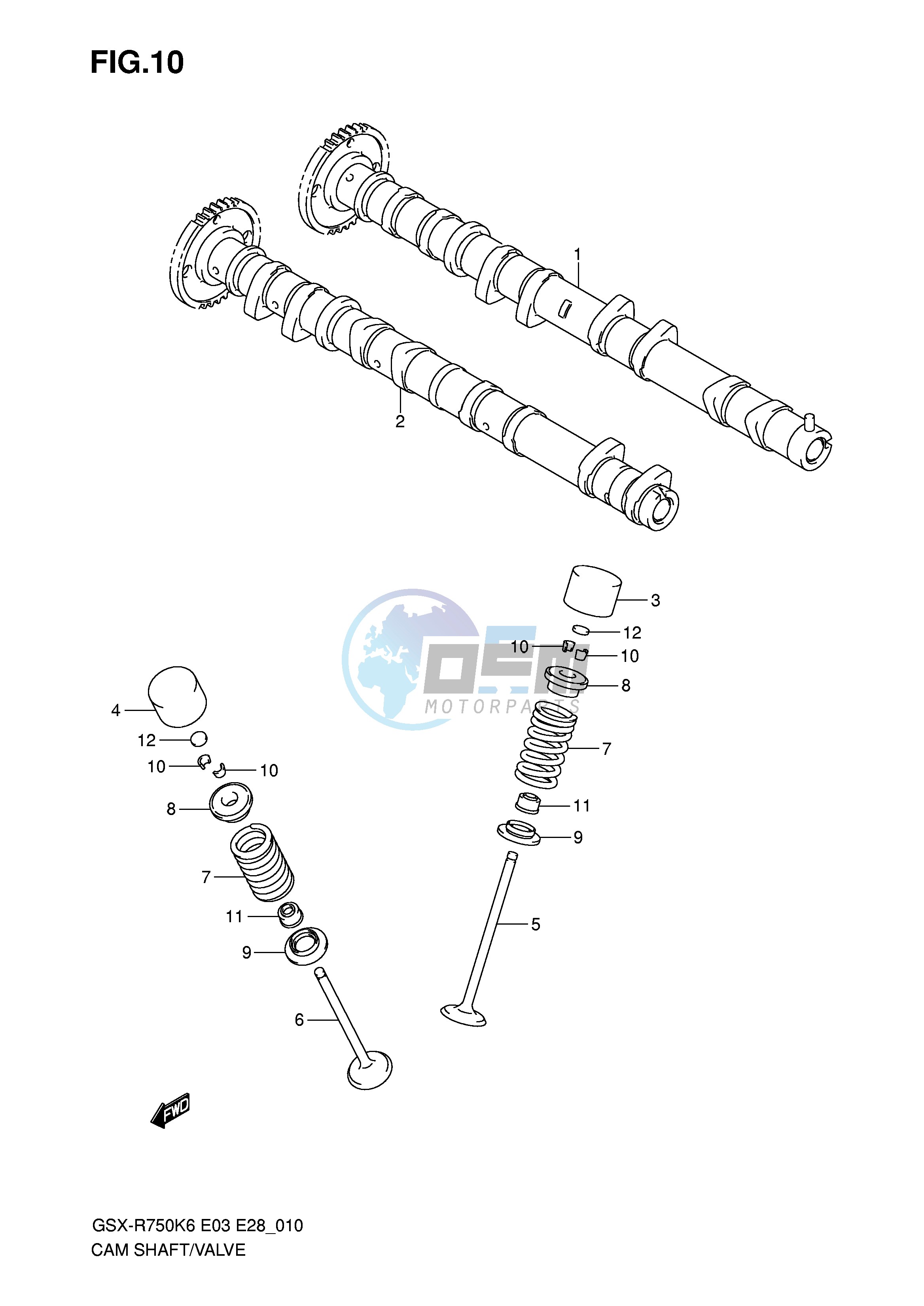 CAM SHAFT - VALVE