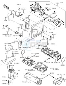 JET SKI ULTRA 310R JT1500NJF EU drawing Fuel Injection