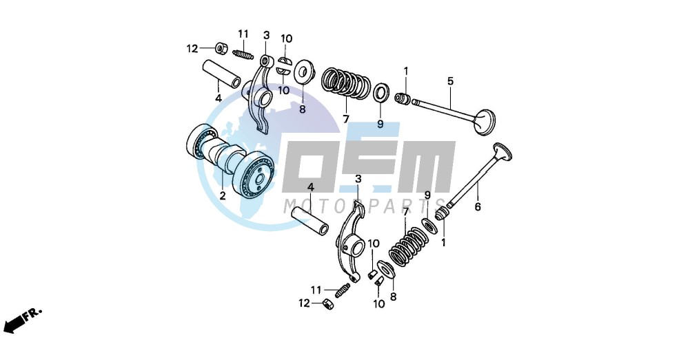 CAMSHAFT/VALVE (C50SP/C50ST)