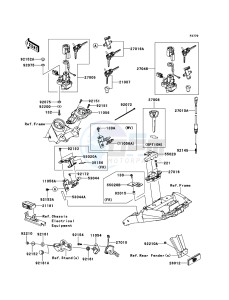 Z1000 ABS ZR1000EDFA FR XX (EU ME A(FRICA) drawing Ignition Switch