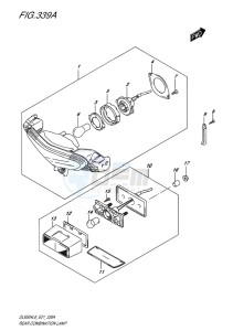 DL650 ABS V-STROM EU drawing REAR COMBINATION LAMP