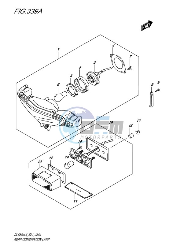 REAR COMBINATION LAMP