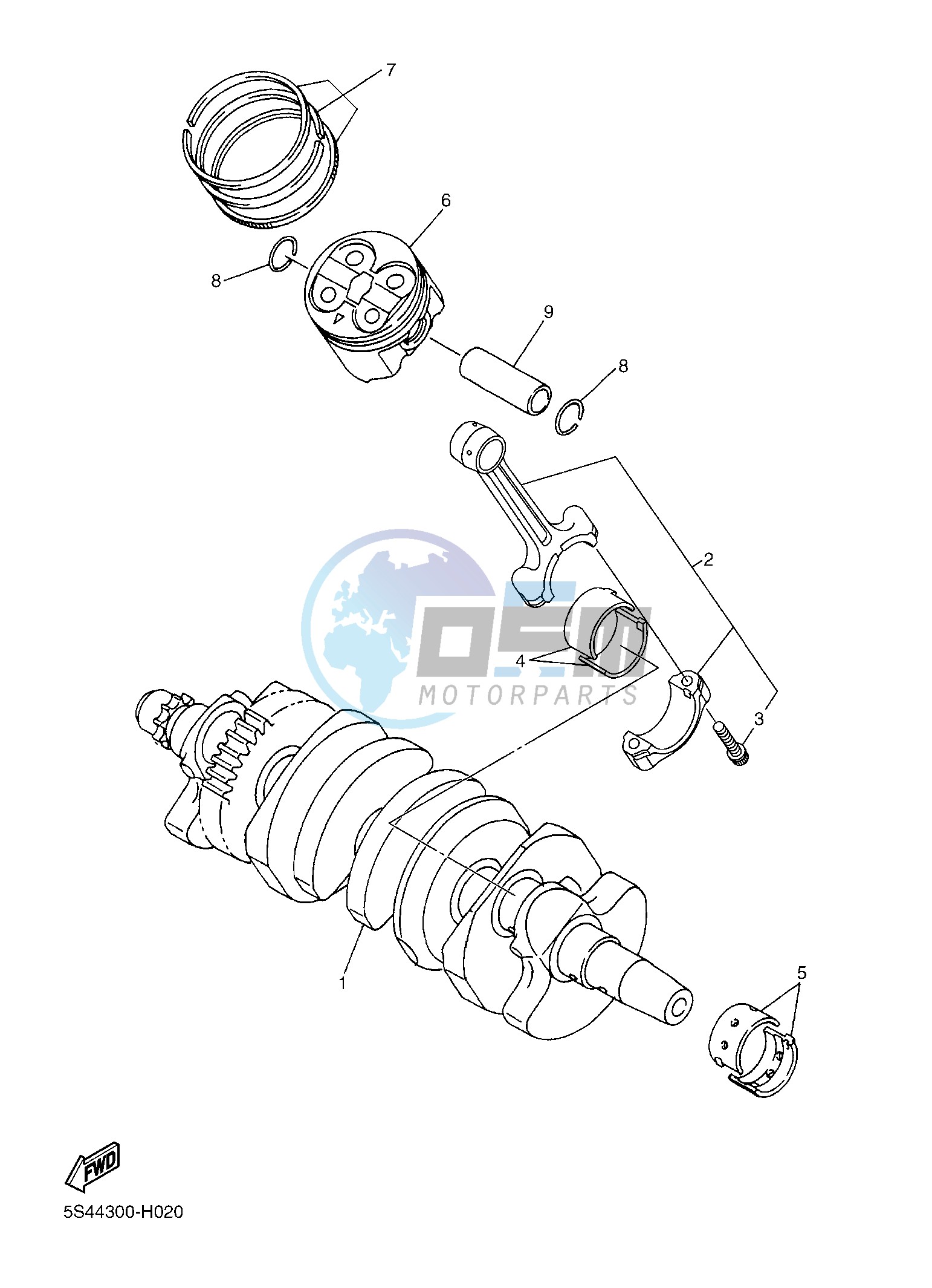 CRANKSHAFT & PISTON