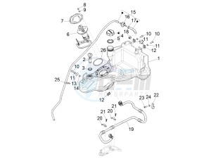 ZIP 50 4T 25 KMH NOABS E4 25kmh (EMEA) drawing Fuel tank