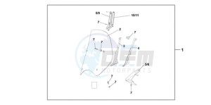 SH1259 UK - (E) drawing WINDSHIELD