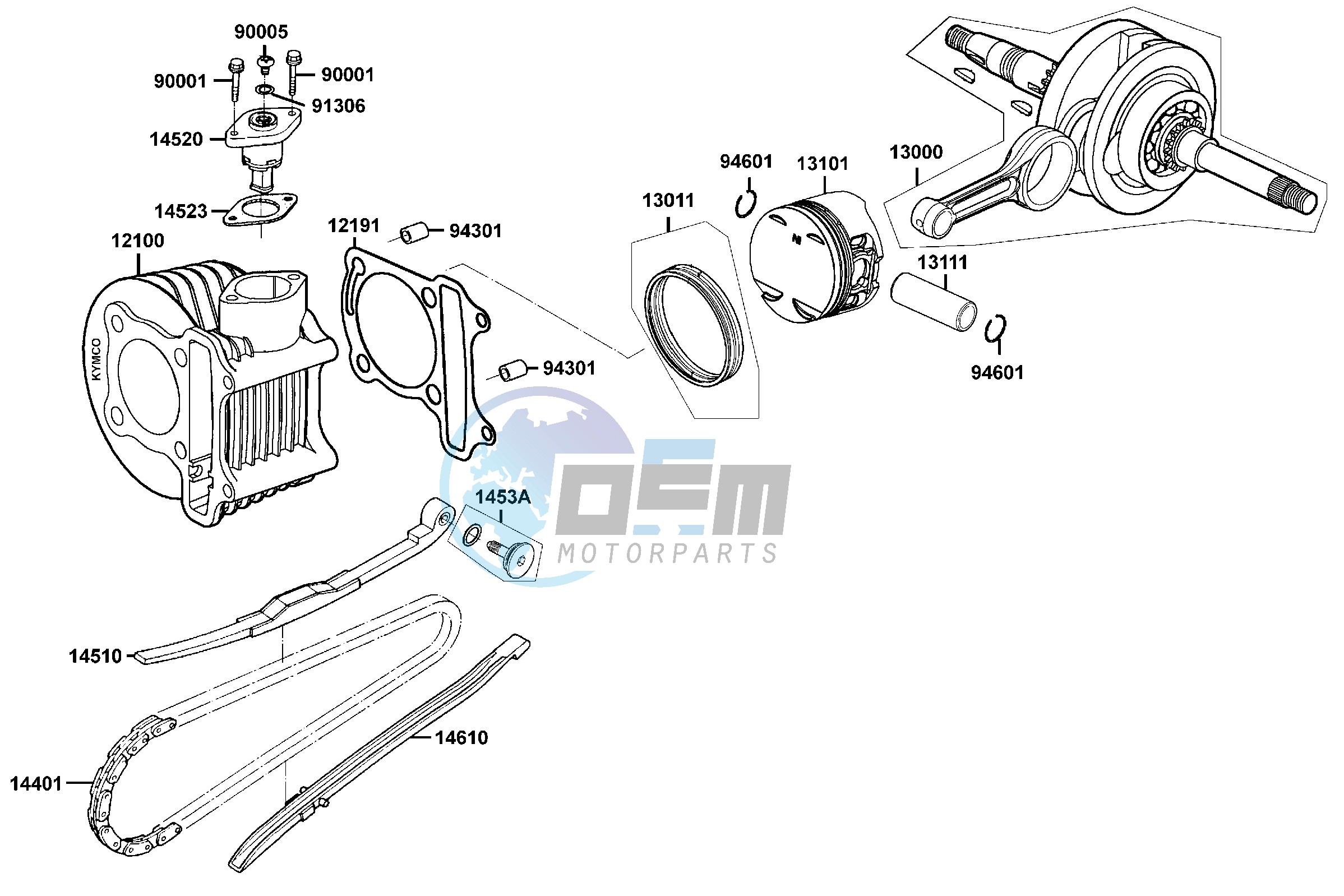 Piston Crankshaft