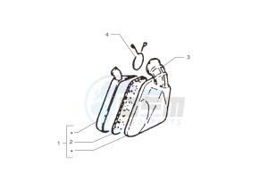 Ark AC 45 Silver-Blue 50 drawing Air filter