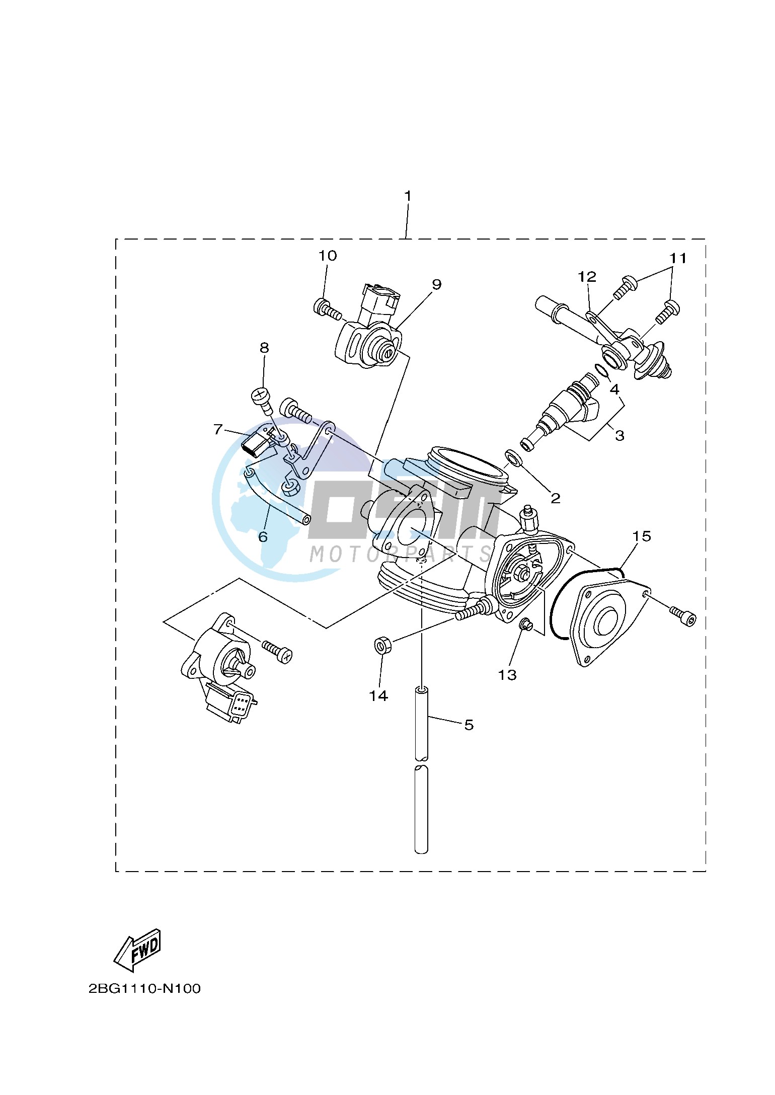 THROTTLE BODY ASSY 1