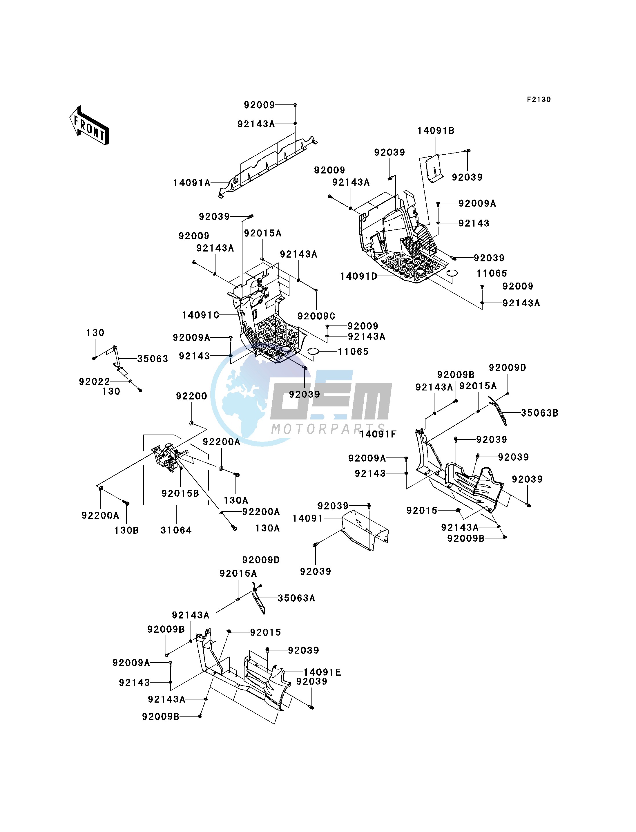 FRAME FITTINGS-- FRONT- -