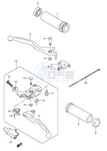 LS650 (E3-E28) SAVAGE drawing HANDLE LEVER