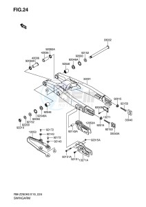 RM-Z250 (E19) drawing SWINGARM