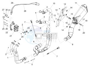 TUONO 1100 V4 FACTORY E4 ABS (APAC) drawing Exhaust pipe I