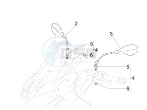 SR Max 125 drawing Mirrors