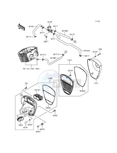 VULCAN 900 CUSTOM VN900CFFA GB XX (EU ME A(FRICA) drawing Air Cleaner