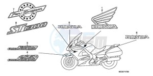 ST1300A9 Korea - (KO / ABS MME) drawing MARK