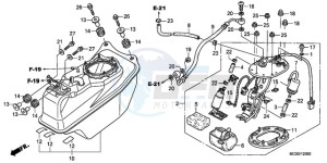 ST1300A9 UK - (E / ABS MKH MME) drawing FUEL PUMP