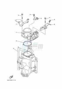 F300XCA-2019 drawing THROTTLE-BODY