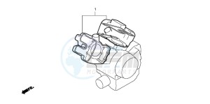 VT600CD 400 drawing GASKET KIT A